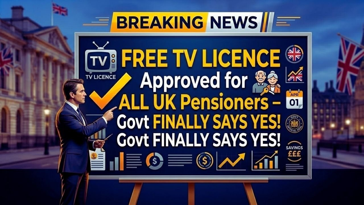 Free TV Licence for All UK Pensioners
